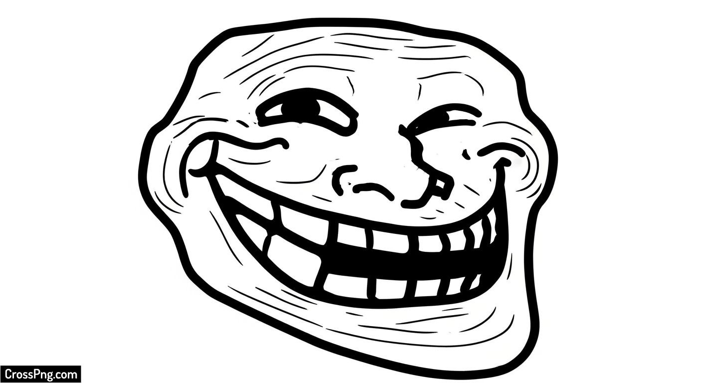 Troll face background image