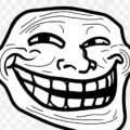 Troll face transparent background