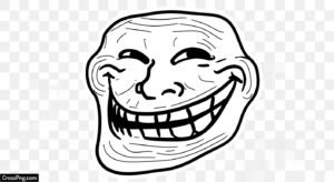 Troll face transparent background image