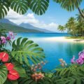 Tropical background image