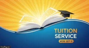 Tuition poster background image