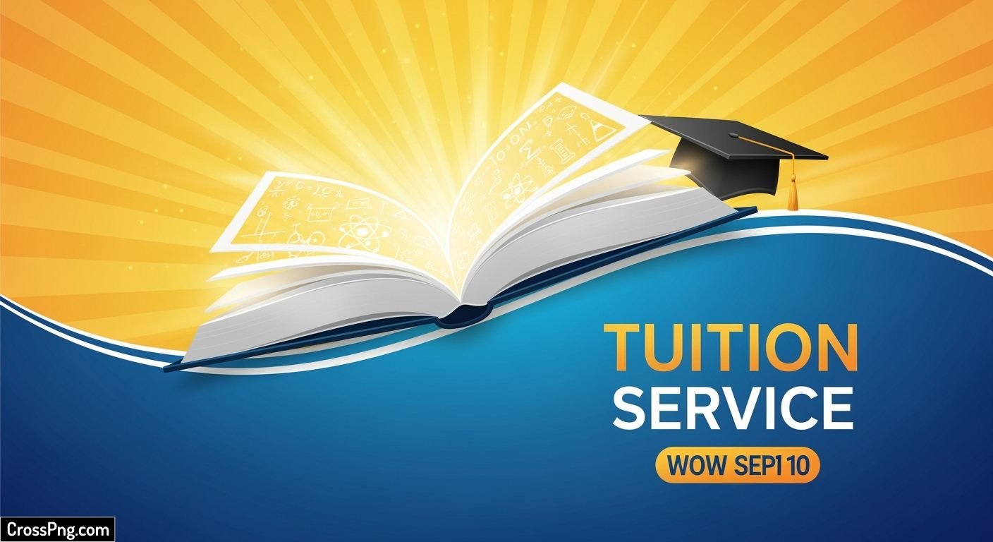 Tuition poster background image