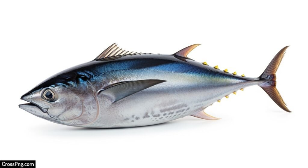 Tuna fish isolated on white background image 3