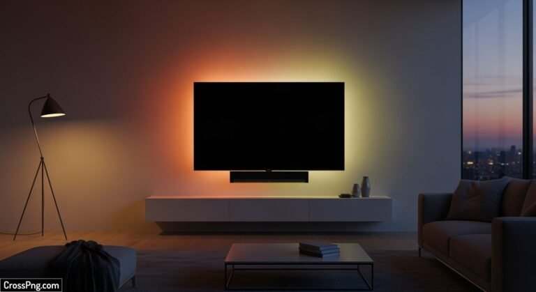 Tv background light image