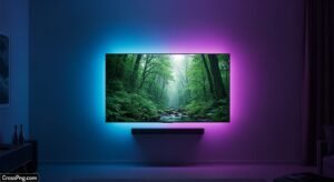 Tv background light image