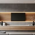 Tv background wall paint
