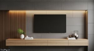 Tv background wall design image 6