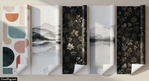 Tv background wallpaper stickers image 3