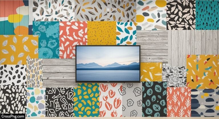 Tv background wallpaper stickers image