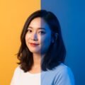 Two colour background image