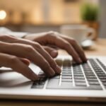 Typing background image