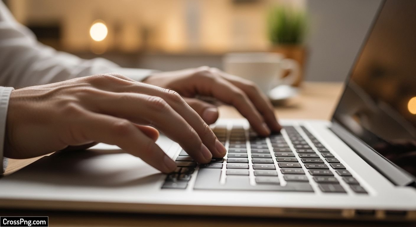 Typing background image