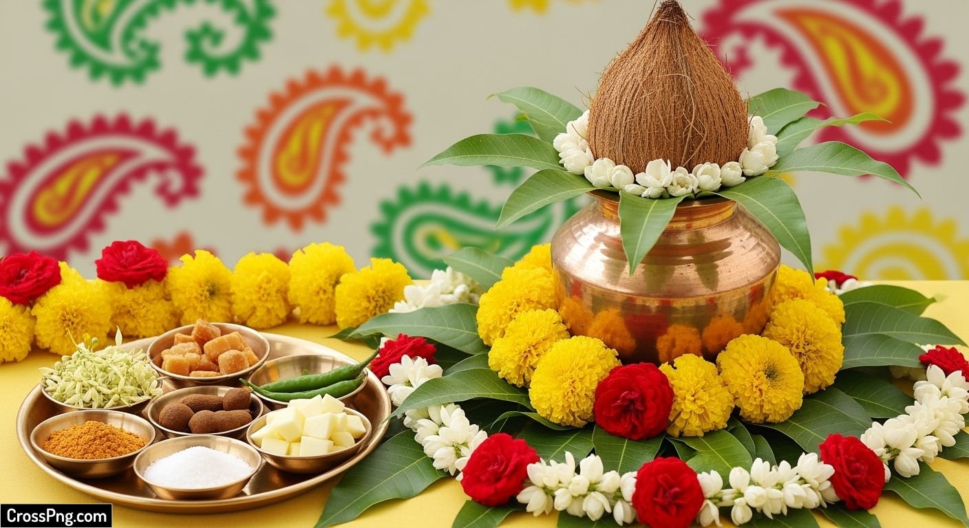 Ugadi background images image 7