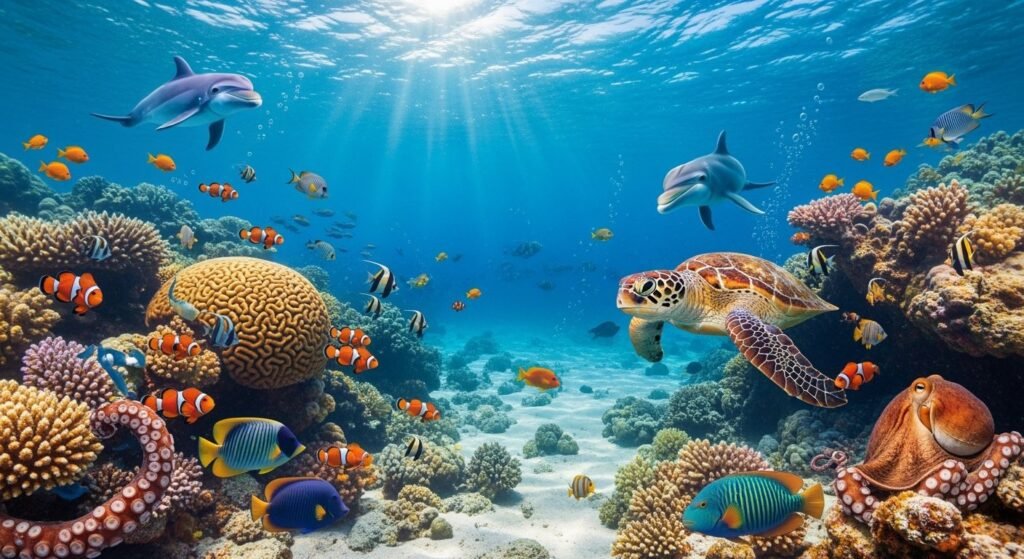 Under water background image