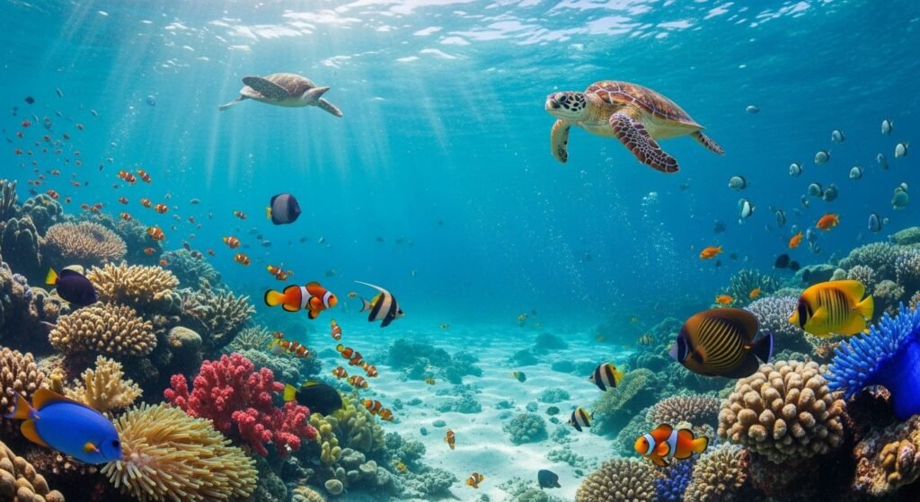 Under water background image 4