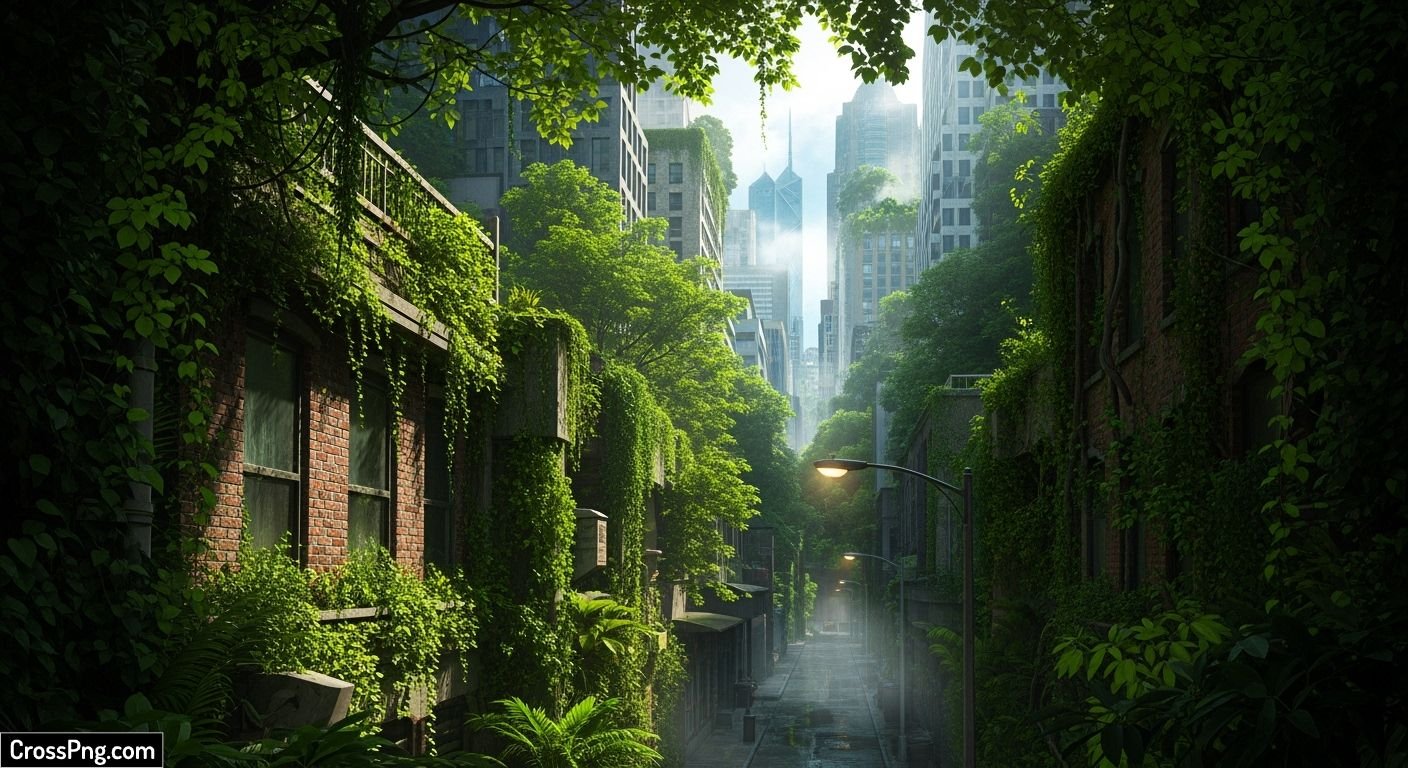 Urban jungle background image 2