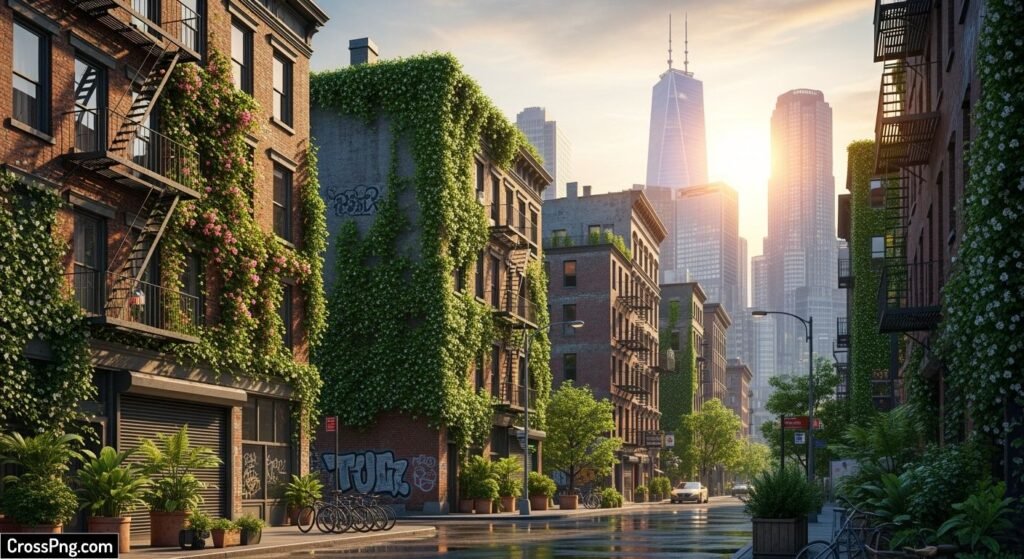 Urban jungle background image 3