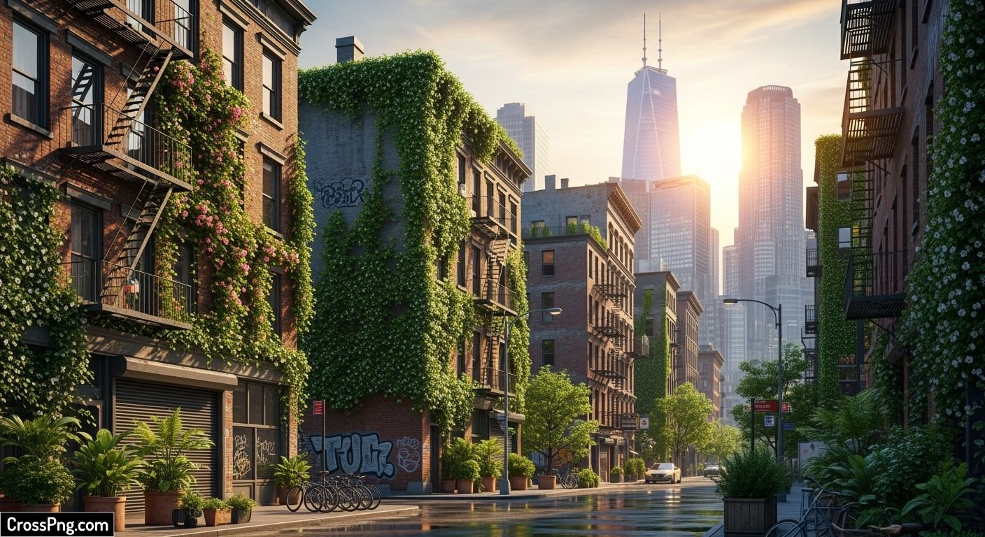 Urban jungle background image 3