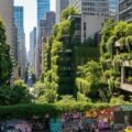 Urban jungle background photo
