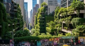 Urban jungle background photo image 2