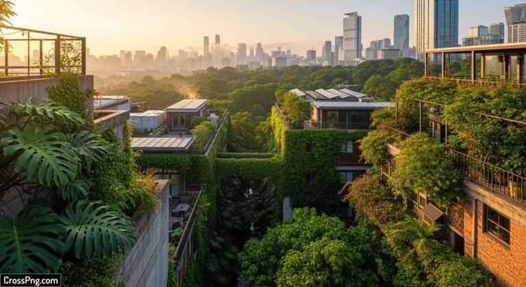 Urban jungle background photo image 3