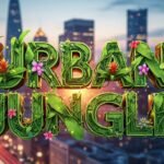 Urban jungle font background photo image 2