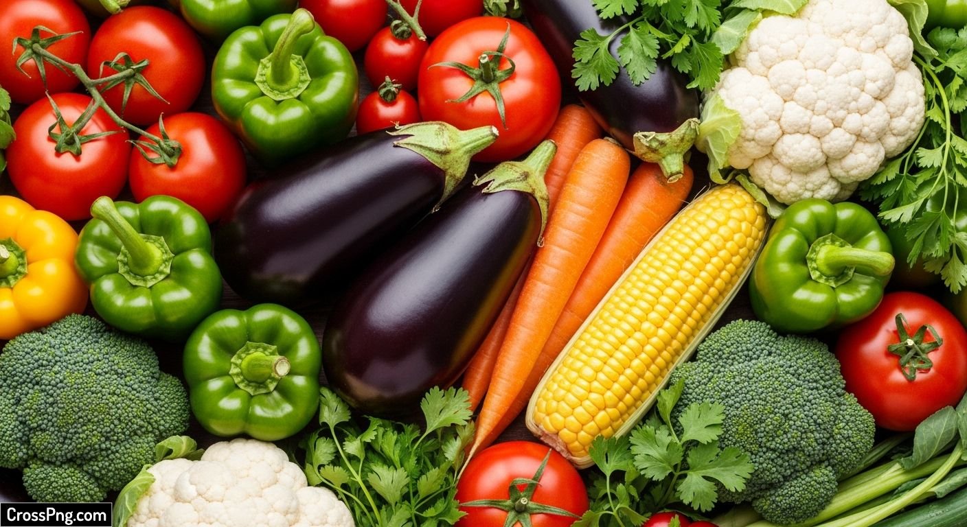 Vegetable background image