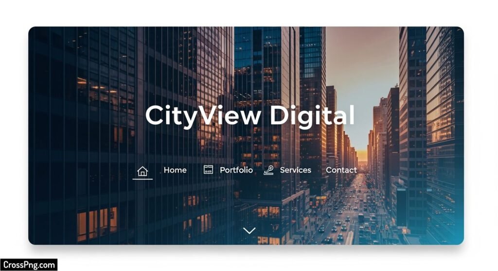 Video background website image