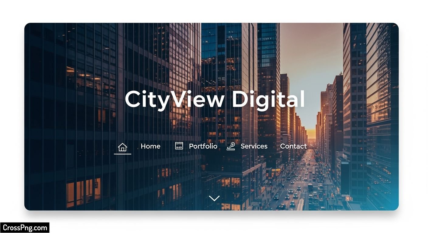 Video background website image