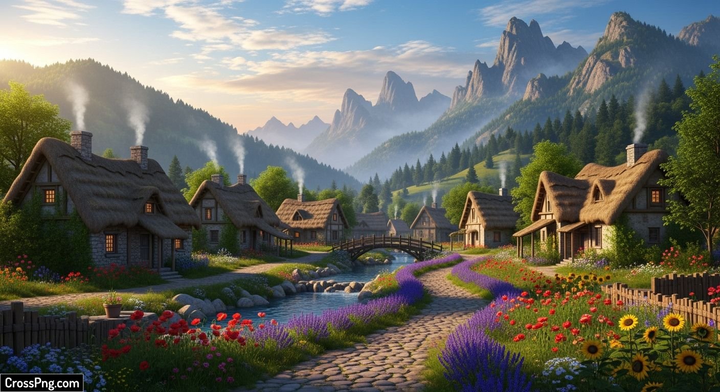 Village background image