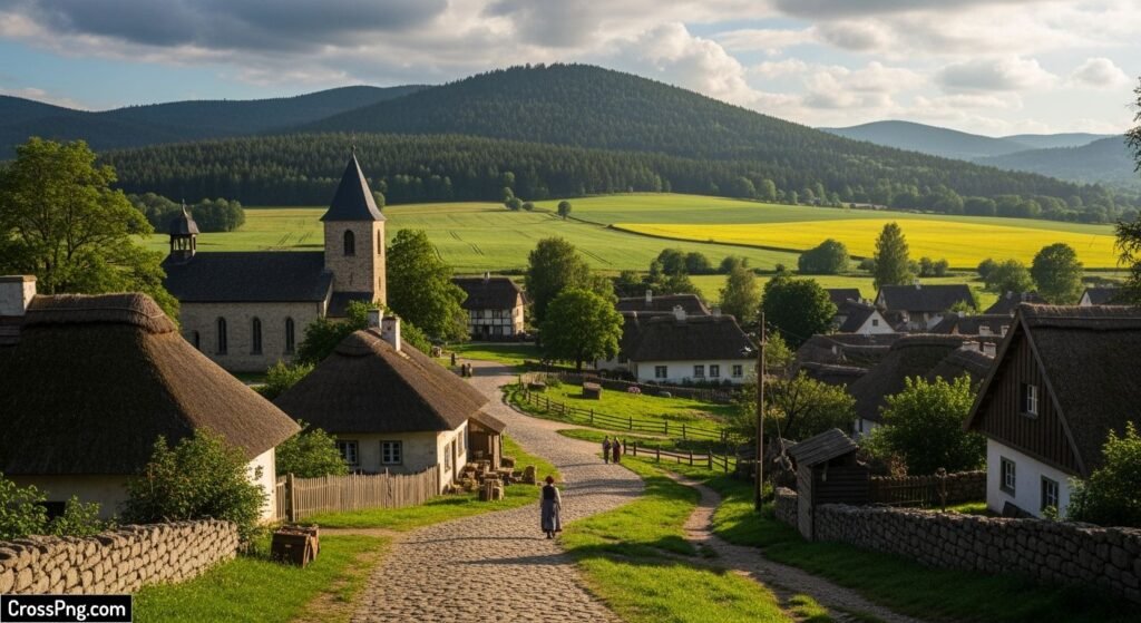 Village background image