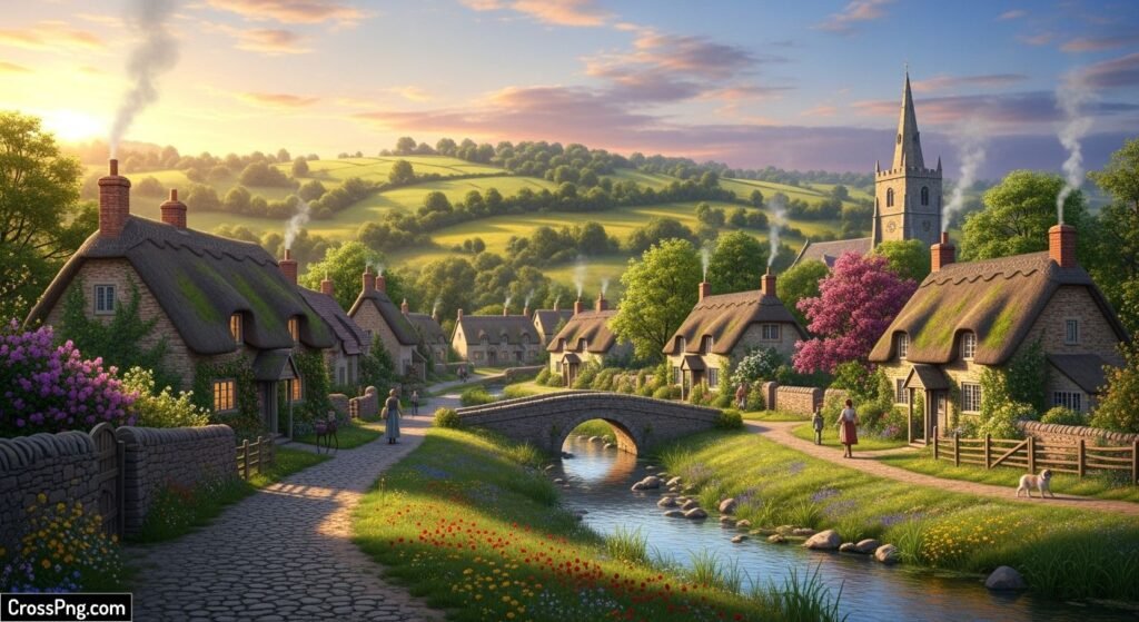 Village background image 3