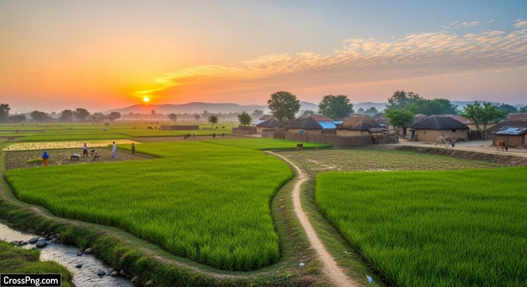 Village khet background image 2