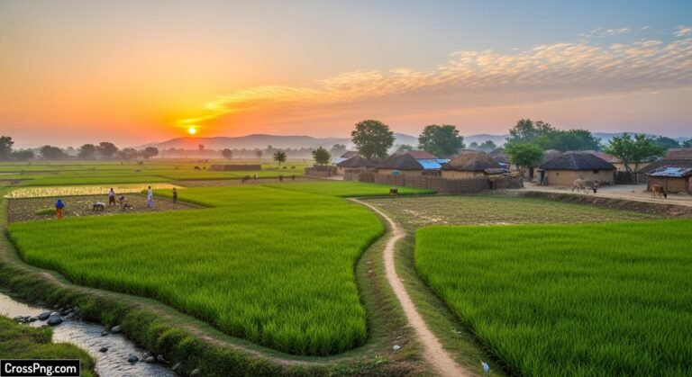 Village khet background image 2
