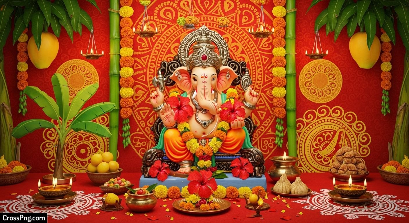 Vinayaka chavithi background image
