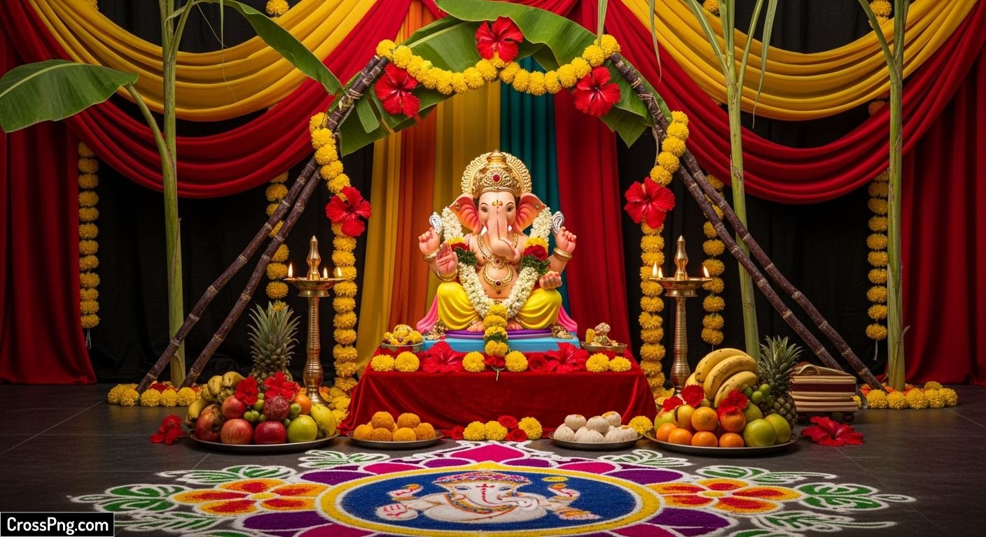 Vinayaka chavithi background image 2