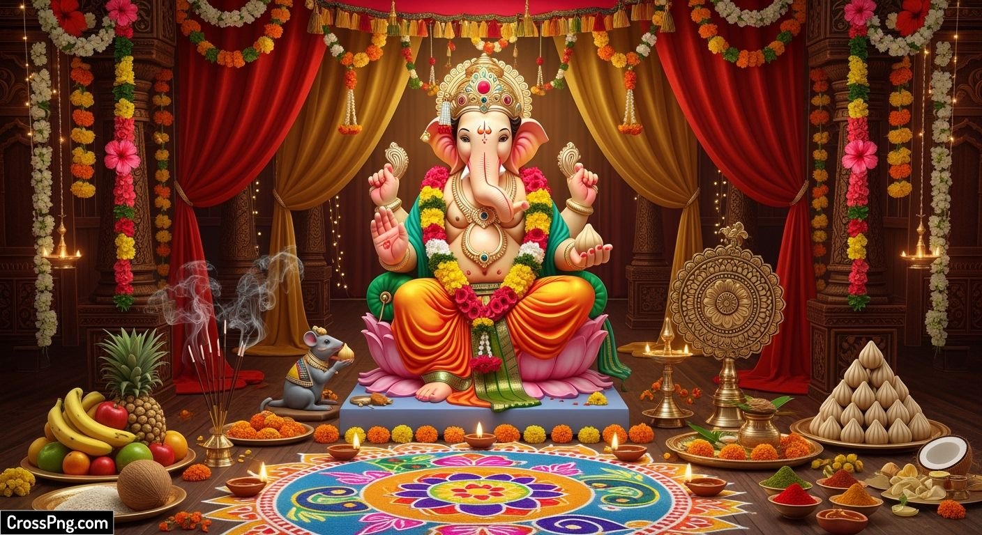 Vinayaka chavithi background image 3
