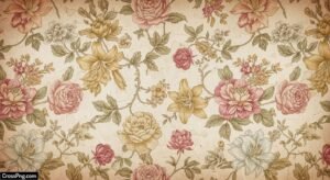 Vintage floral background image