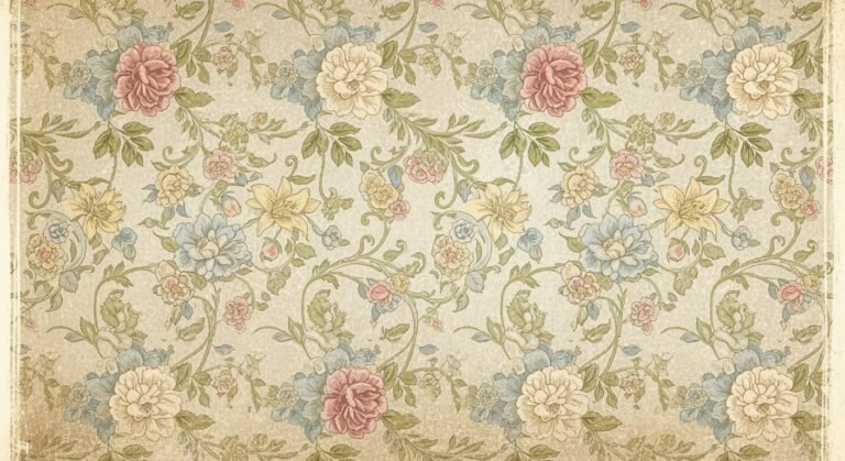 Vintage floral background image 2