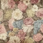 Vintage floral background image 2