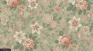 Vintage floral background image 3
