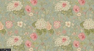 Vintage floral background image