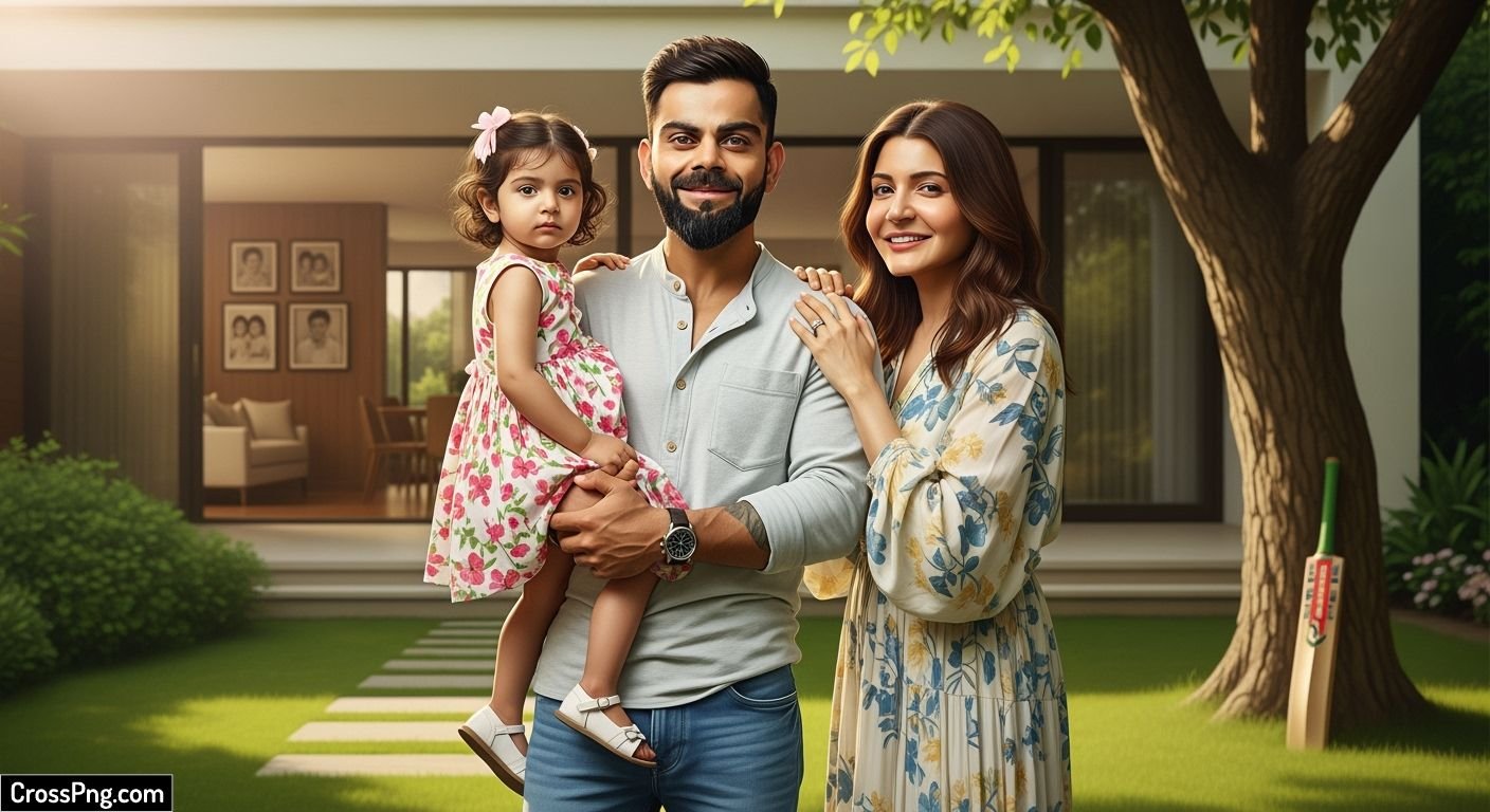 Virat kohli family background image