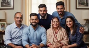 Virat kohli family background image