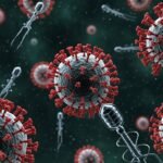 Virus background image