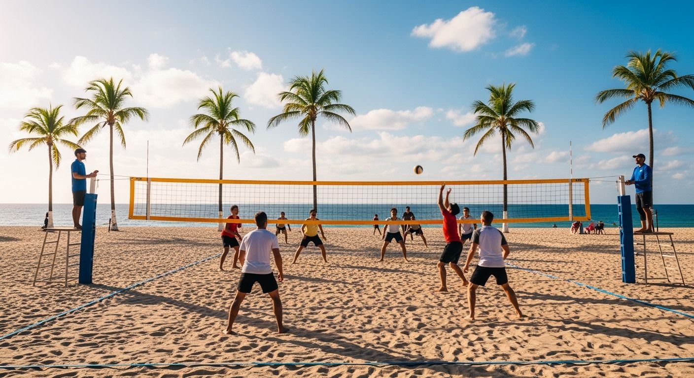 Volleyball background image 2