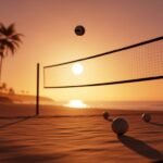 Volleyball background image 3