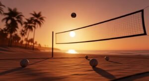 Volleyball background image 3