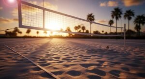 Volleyball background image 4