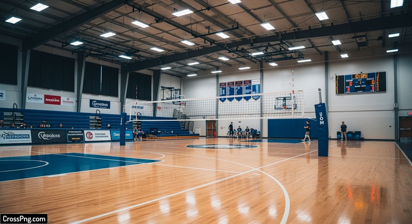 Volleyball court background image 3